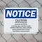 Signmission Caution Please Do Not Overload Washer Or, 10 in W x Rectangle, Plastic OS-2PACK-NS-P-710-L-10497 - alternate 2